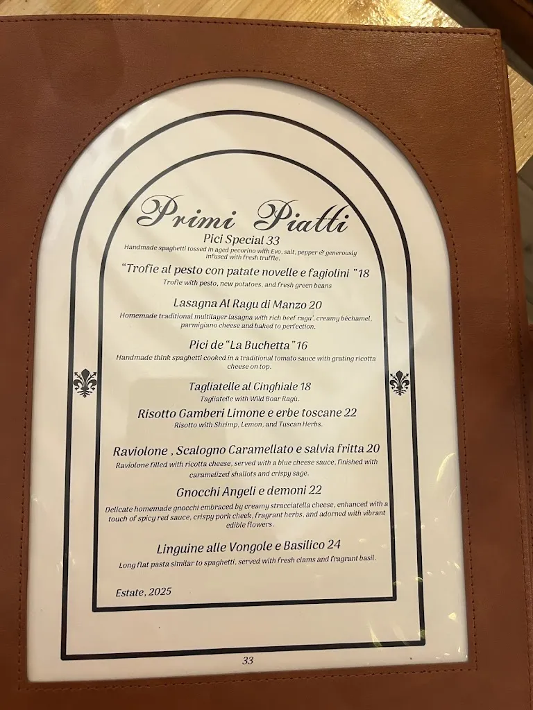 Menu_La Buchetta Food & Wine Restaurant_Province of Florence_image_3