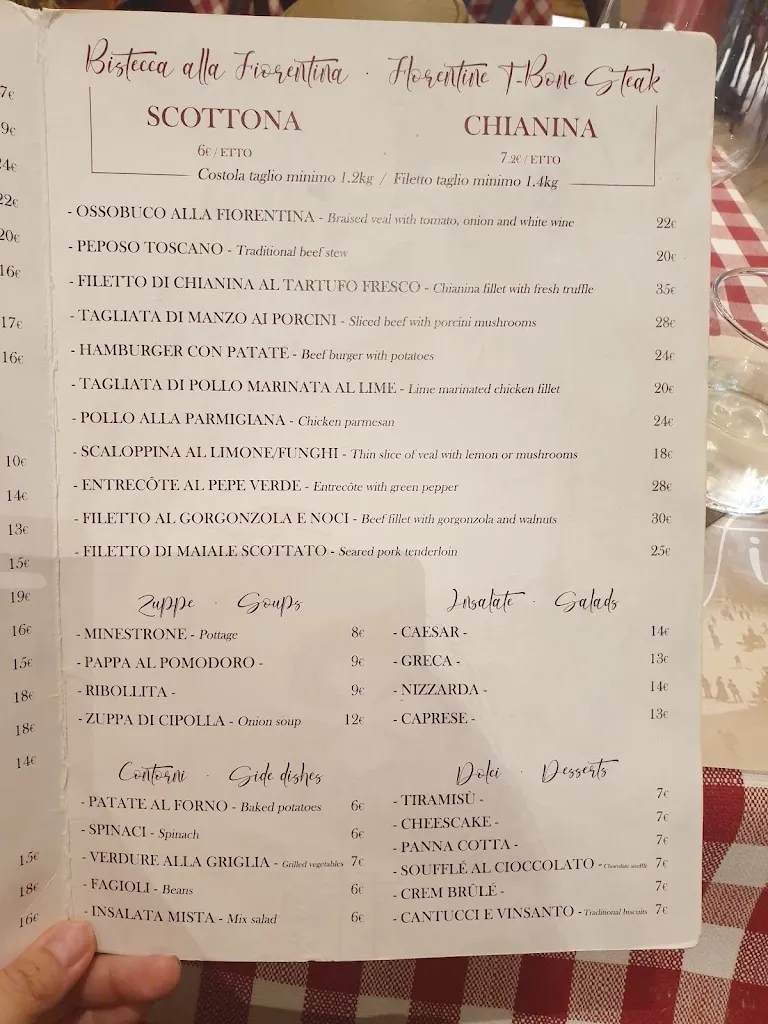 Menu_Osteria La Dolce Vita Firenze_Province of Florence_image_3