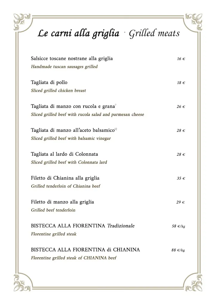 Menu_Trattoria Giovanni_Province of Florence_immagine_2
