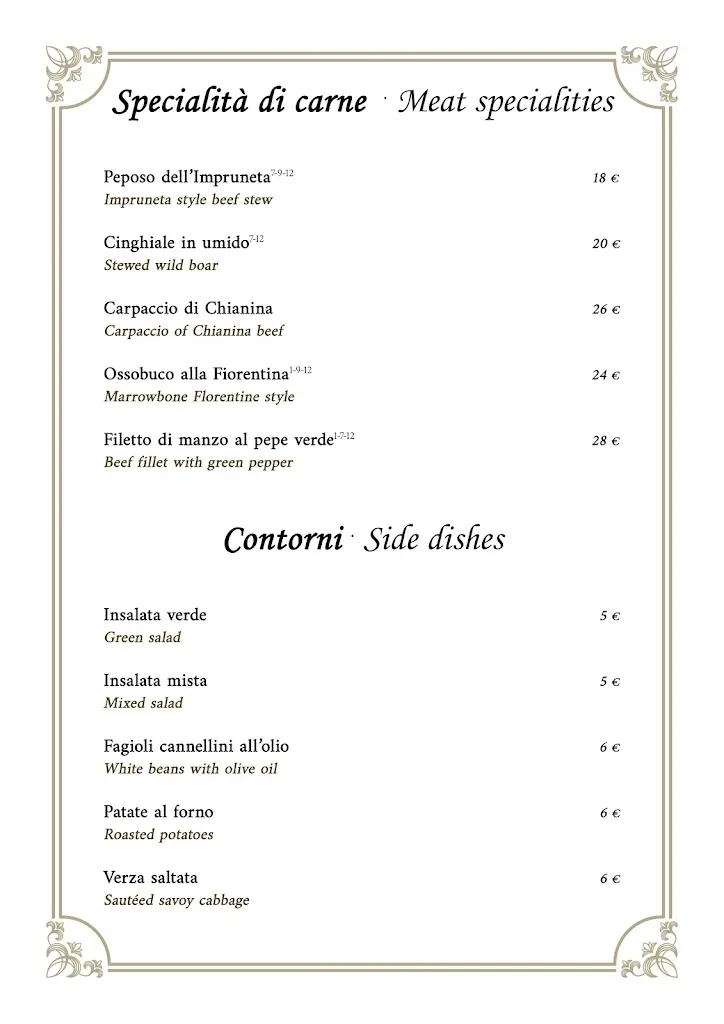 Menu_Trattoria Giovanni_Province of Florence_immagine_3