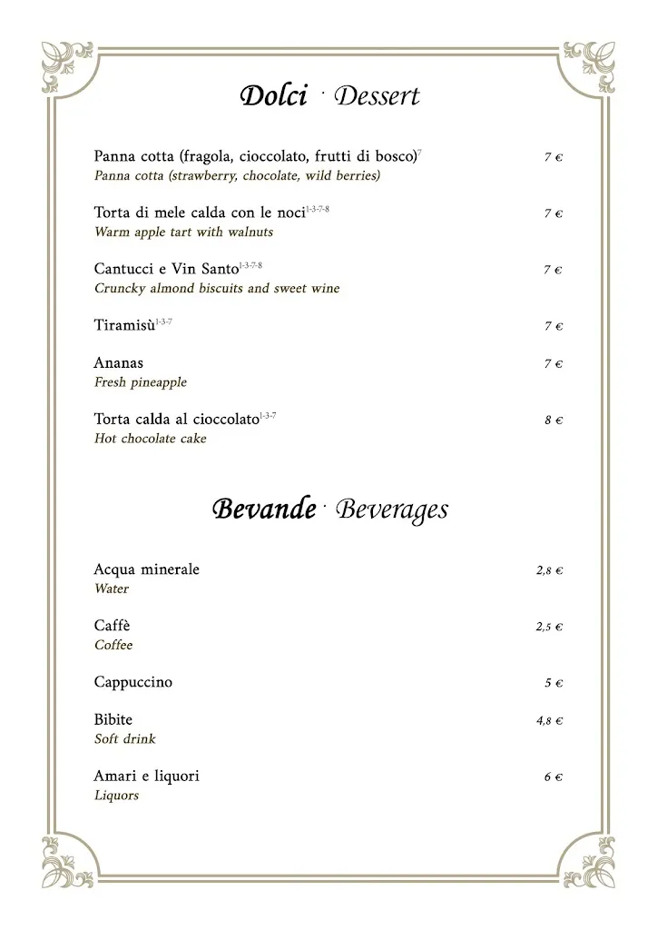 Menu_Trattoria Giovanni_Province of Florence_immagine_4