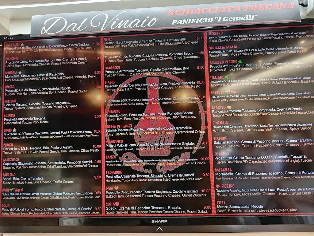 Menu_Dal Vinaio_Province of Florence_image_2