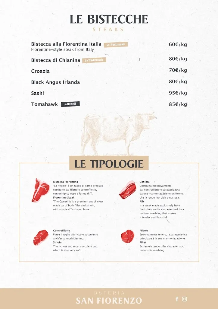 Menu_Osteria San Fiorenzo_Province of Florence_image_2