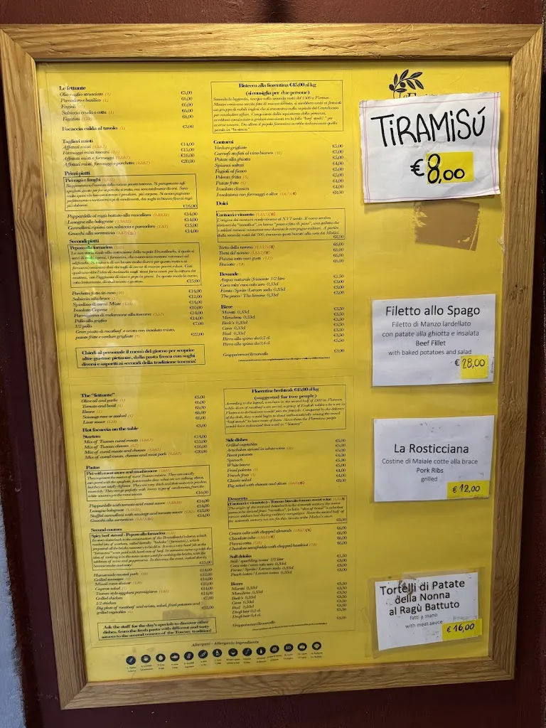 Menu_La Fettunta_Province of Florence_image_4