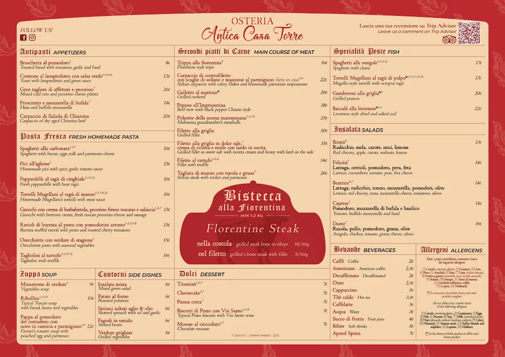 Menu_Osteria Antica Casa Torre_Province of Florence_image_1