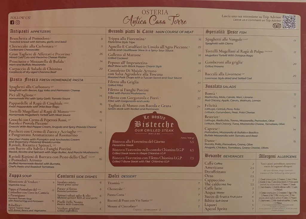 Menu_Osteria Antica Casa Torre_Province of Florence_image_2