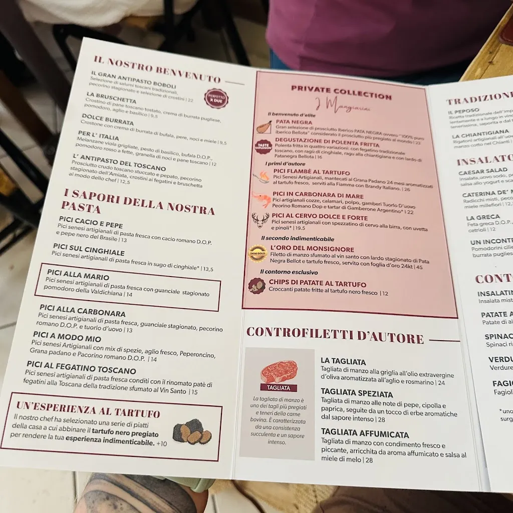 Menu_Trattoria Boboli_Province of Florence_image_4