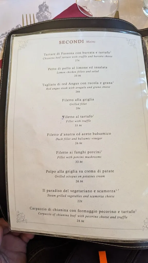 Menu_Osteria dei Leoni Firenze_Province of Florence_immagine_4