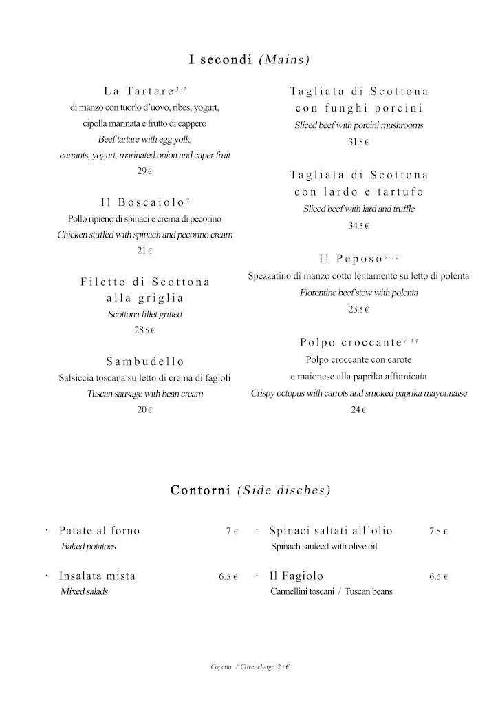 Menu_Osteria Cancello dei Macci_Province of Florence_image_2