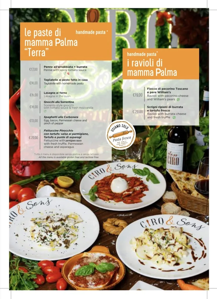Menu_Ciro and Sons - Restaurant Pizzeria Firenze_Province of Florence_image_3