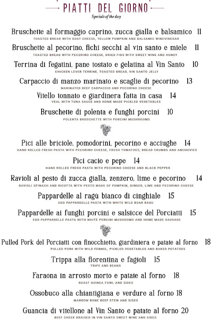 Menu_Enoteca e Wine Bar Casa Porciatti_Radda in Chianti_image_2