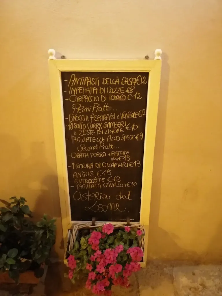 Menu_Osteria del leone_Mesagne_image_4