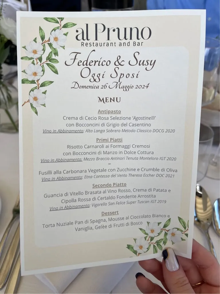 Menu_Ristorante & Bar Al Pruno_Rignano sull'Arno_immagine_1