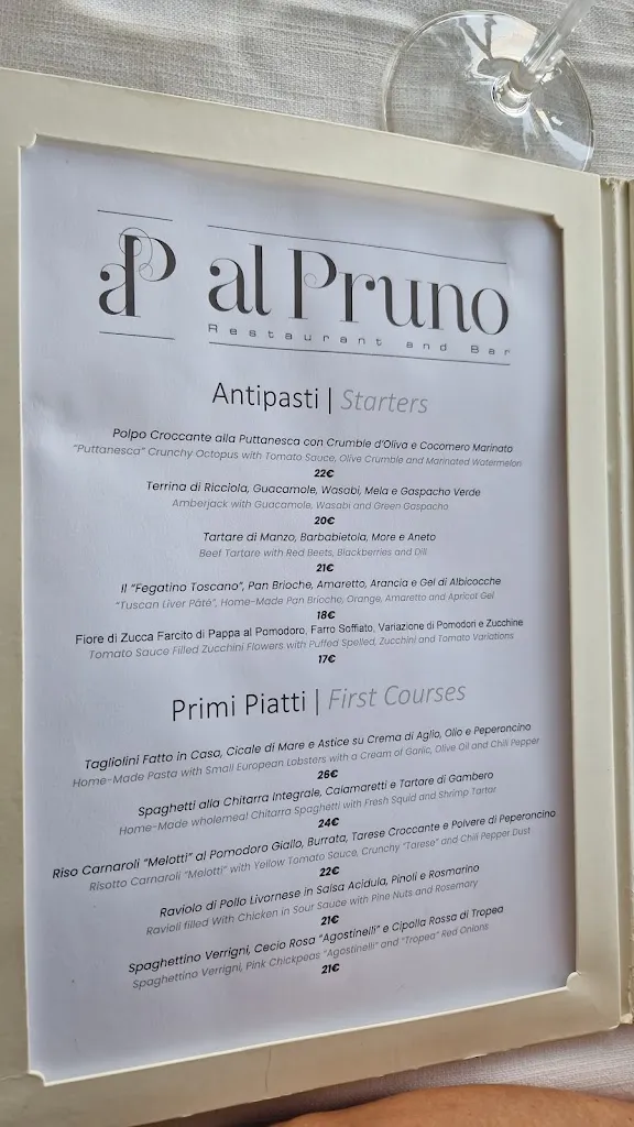 Menu_Ristorante & Bar Al Pruno_Rignano sull'Arno_immagine_4