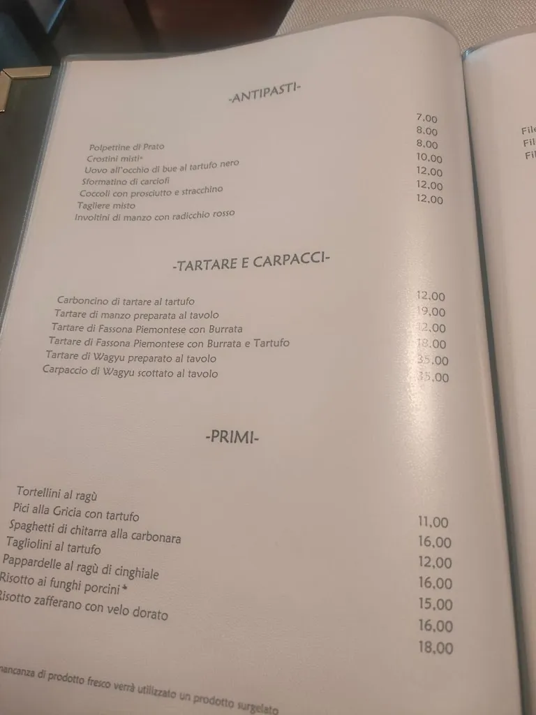 Menu_Trattoria CarneRossa 牛牛牛排馆 Ristorante_Provincia di Prato_image_1