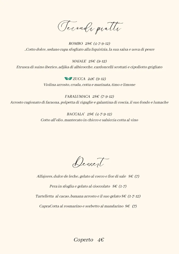 Menü_Ristorante Le Cento Buche_Provincia di Prato_Bild_2