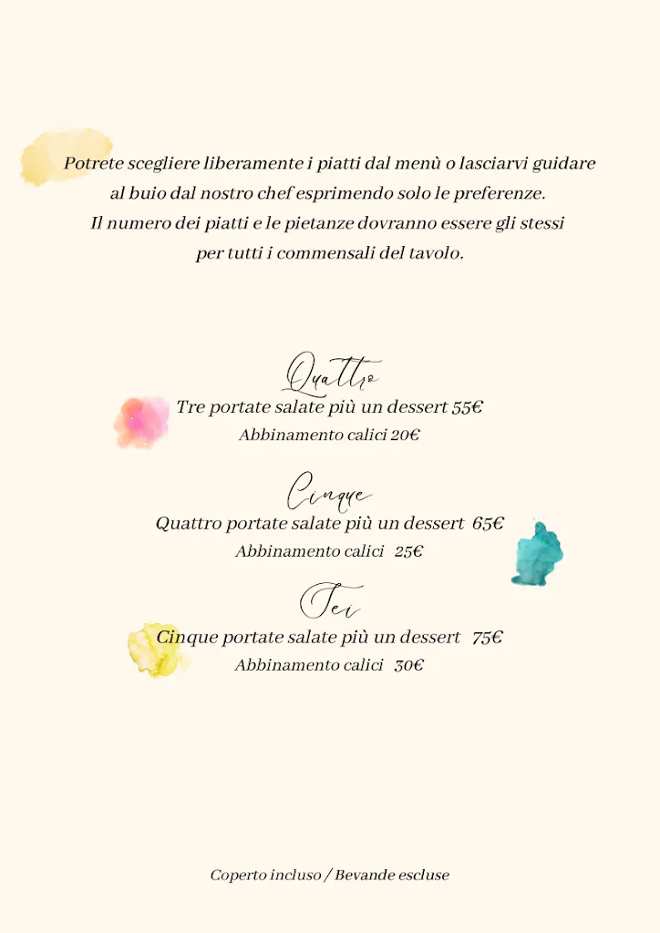 Menü_Ristorante Le Cento Buche_Provincia di Prato_Bild_3