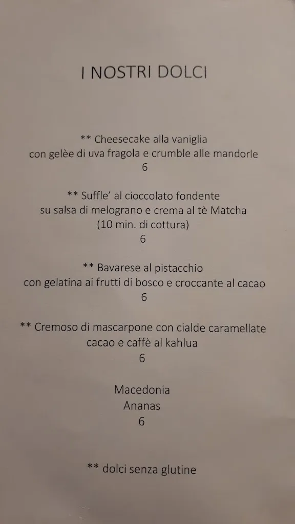 Menü_Ristorante Le Cento Buche_Provincia di Prato_Bild_4