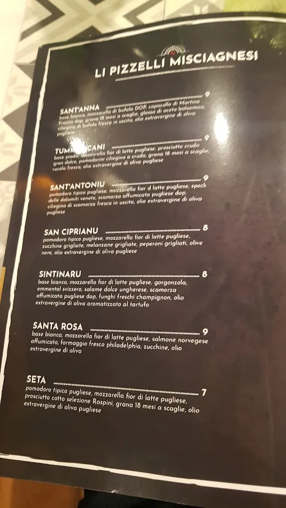 Menu_ANTICA PIZZELLERIA 1973_Mesagne_image_2