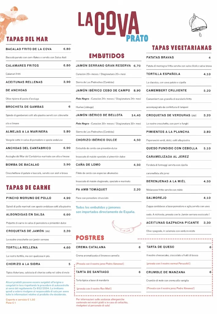 Menu_La Cova Tapas Bar Prato_Provincia di Prato_image_1