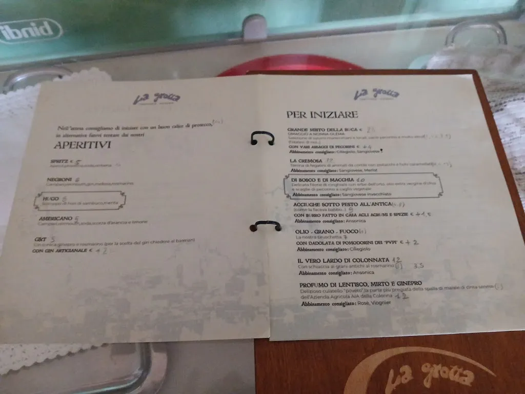 Menu_Trattoria Pizzeria La Grotta Di Lorenzoni Lucia_Roccalbegna_image_1