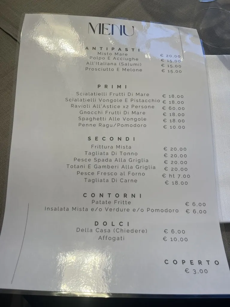 Menu_Ristorante di PESCE fronte mare Il Grigolo anche per GRUPPI - PIATTI anche senza GLUTINE - Rio Marina - Isola d'Elba_Rio nell'Elba_image_1