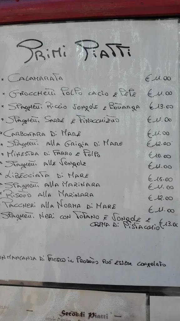 Menu_Ristorante di PESCE fronte mare Il Grigolo anche per GRUPPI - PIATTI anche senza GLUTINE - Rio Marina - Isola d'Elba_Rio nell'Elba_image_3