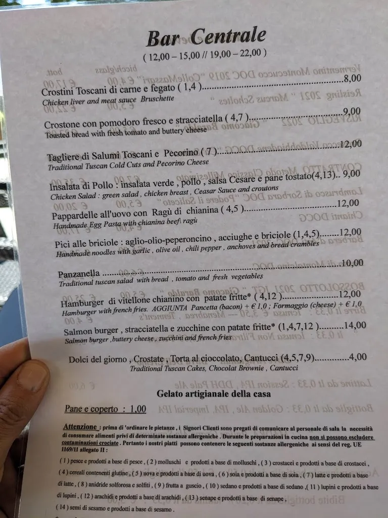 Menu_Bar Centrale - San Casciano dei Bagni _San Casciano dei Bagni_image_1