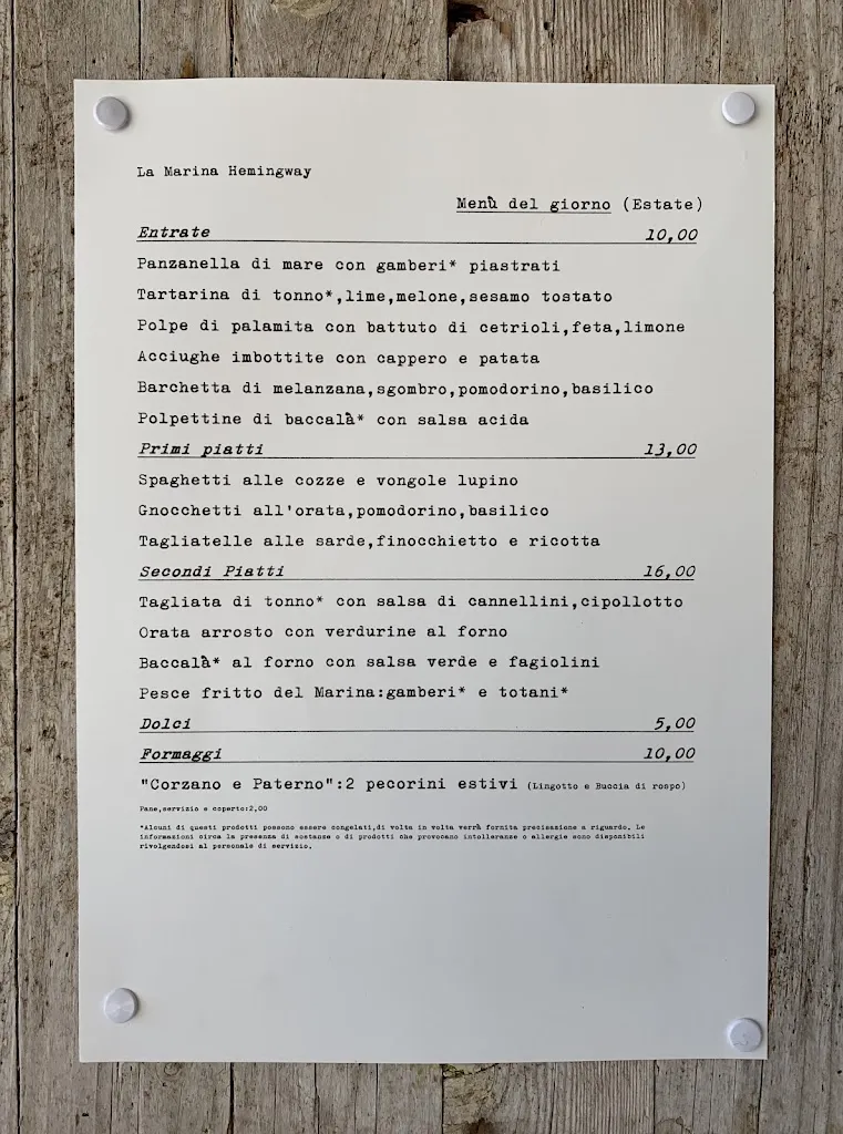 Menu_Ristorante Marina Hemingway_Rosignano Marittimo_image_1