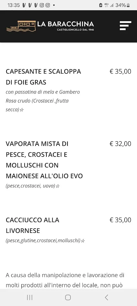 Menu_La Baracchina_Rosignano Marittimo_image_3