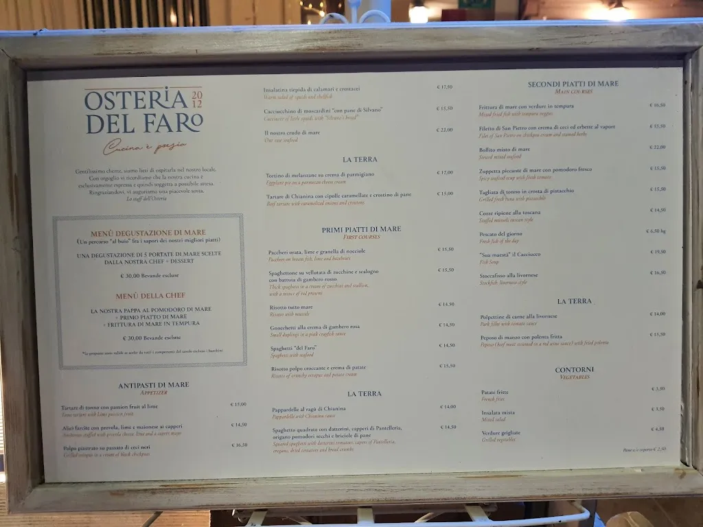 Menu_Osteria del Faro_Rosignano Marittimo_image_3
