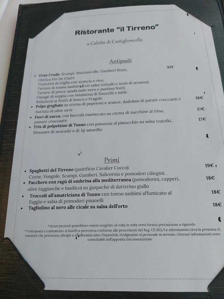 Menu_Bagno Tirreno_Rosignano Marittimo_image_3