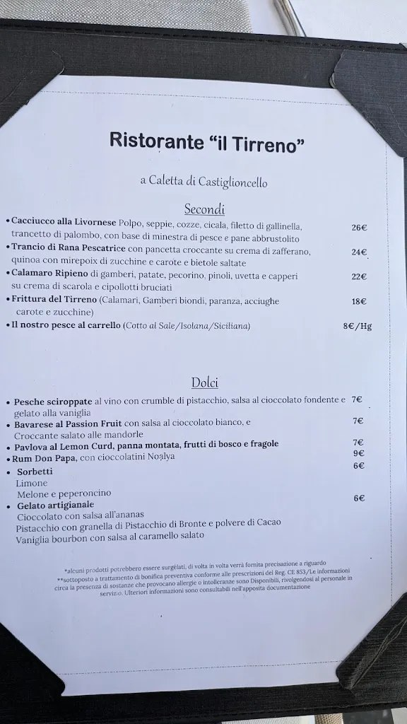 Menu_Bagno Tirreno_Rosignano Marittimo_image_4