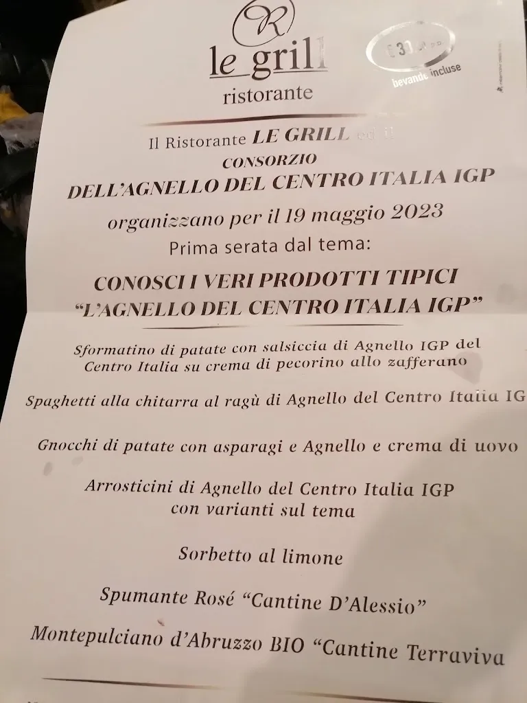 Menu_Ristorante Le Grill_Castel di Sangro_image_1