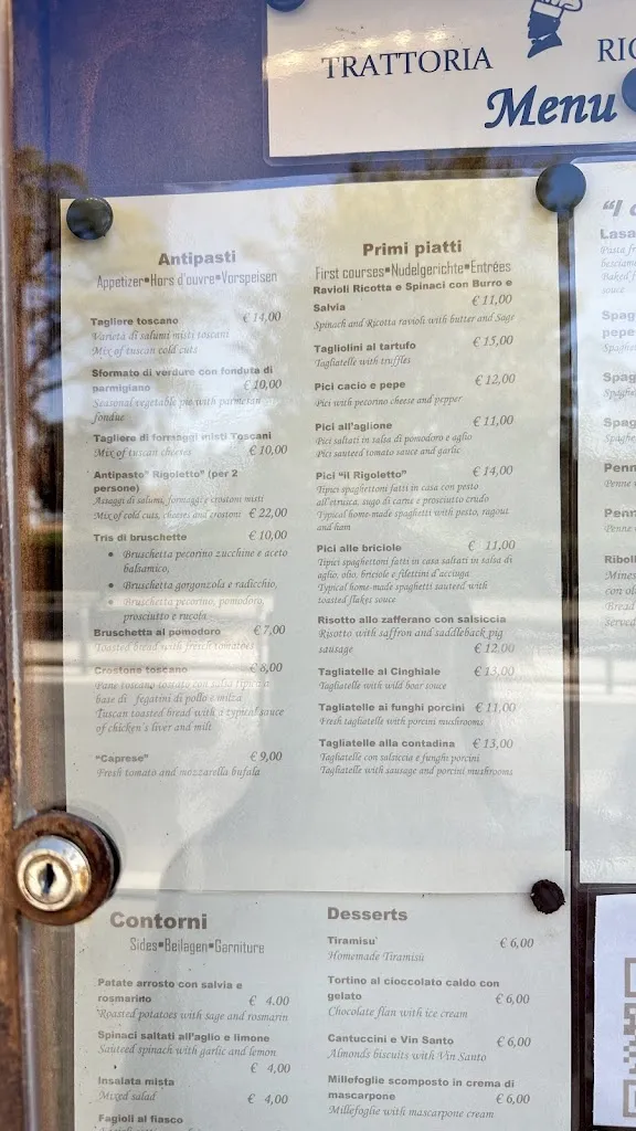 Menu_Trattoria Rigoletto_San Gimignano_image_1