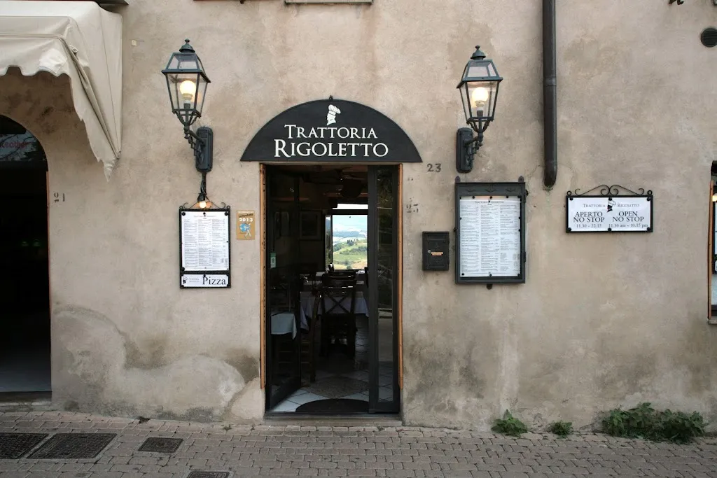 Trattoria Rigoletto restaurant in San Gimignano