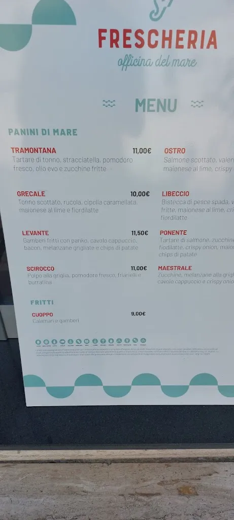 Menu_FRESCHERIA...officina del mare_Mesagne_image_1