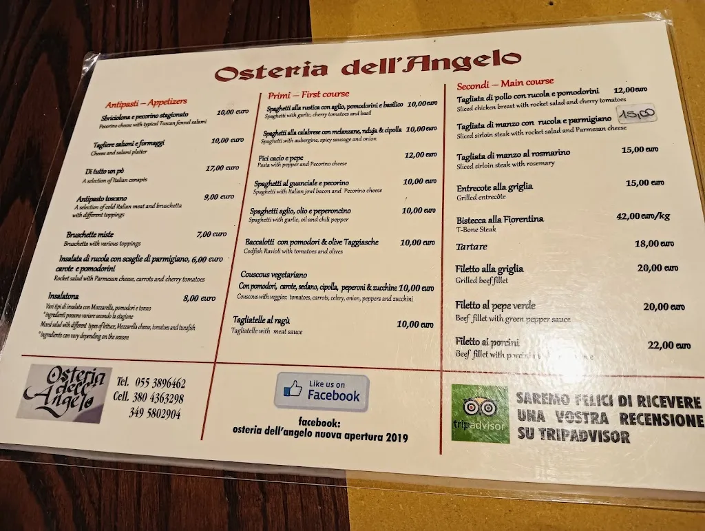 Menu_Osteria Dell'Angelo_San Giovanni Valdarno_image_2