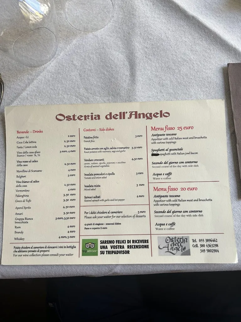 Menu_Osteria Dell'Angelo_San Giovanni Valdarno_image_3