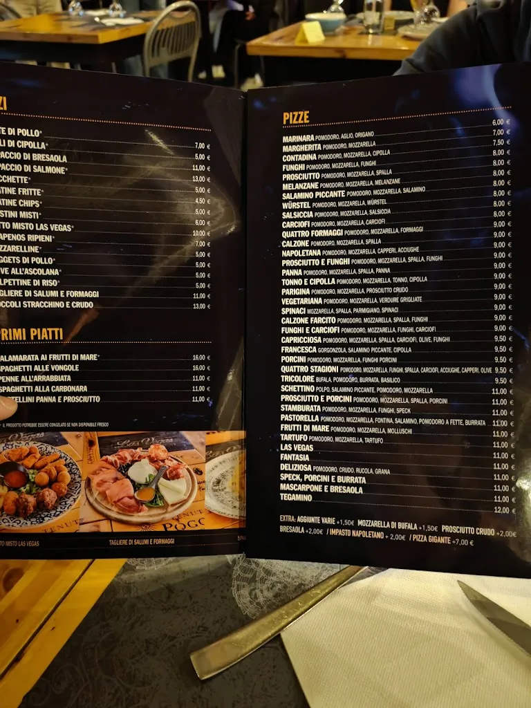Menu_Ristorante pizzeria drinkeria Las Vegas_San Giovanni Valdarno_image_1
