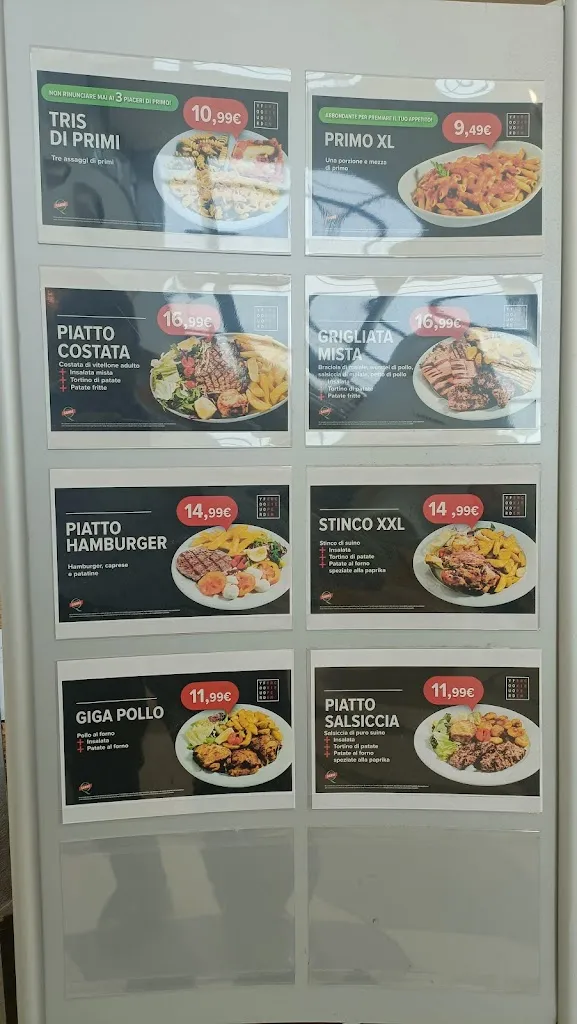 Menü_Autogrill Arno Est_San Giovanni Valdarno_Bild_1