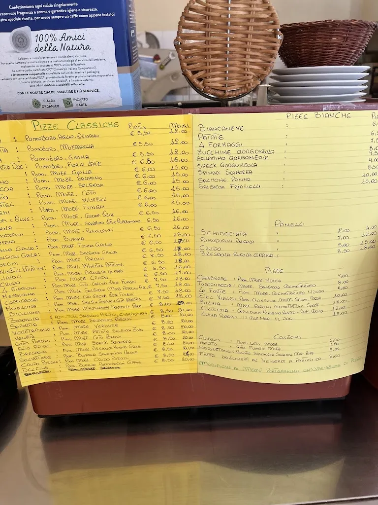 Menu_Pizzeria Del Viale Srl_San Giovanni Valdarno_image_1