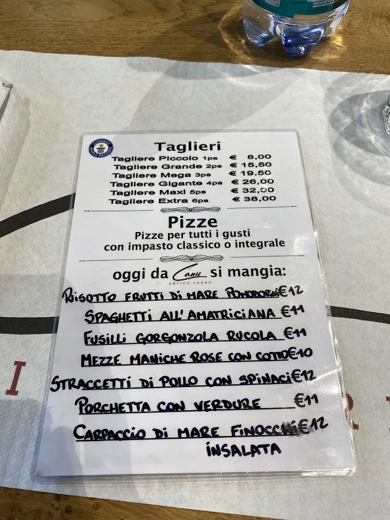 Menu_Antico Forno Canu - Bakery, Bar, Pastry Shop_San Giovanni Valdarno_immagine_1