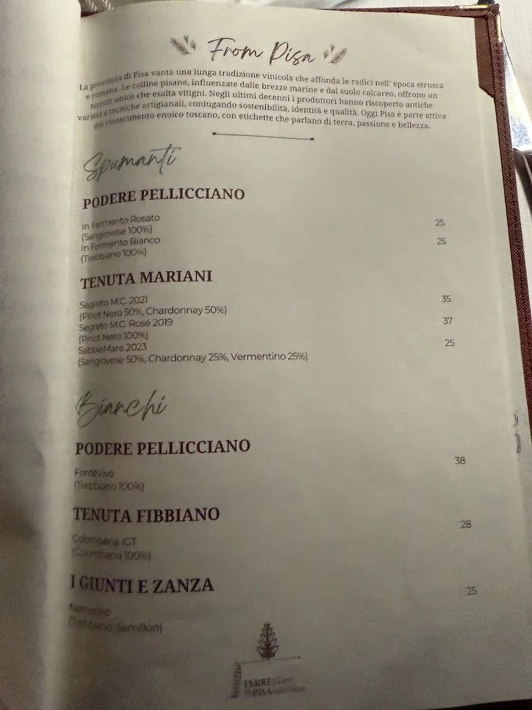 Menu_Locanda Sant'Agata - Ristorante_San Giuliano Terme_image_1