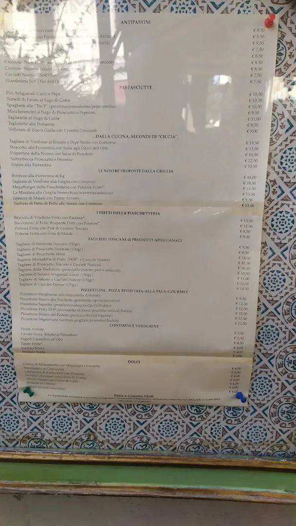 Menu_Antica Fiaschetteria del Chianti_San Casciano in Val di Pesa_immagine_4