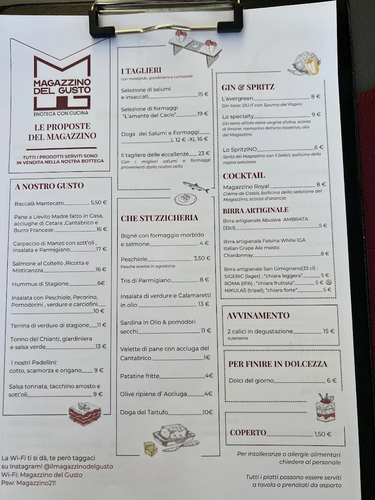 Menu_Magazzino del Gusto_San Casciano in Val di Pesa_image_1