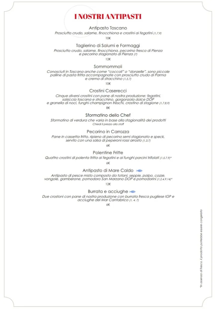 Menu_Pizzeria Ristorante La Carbonaia_San Casciano in Val di Pesa_image_1