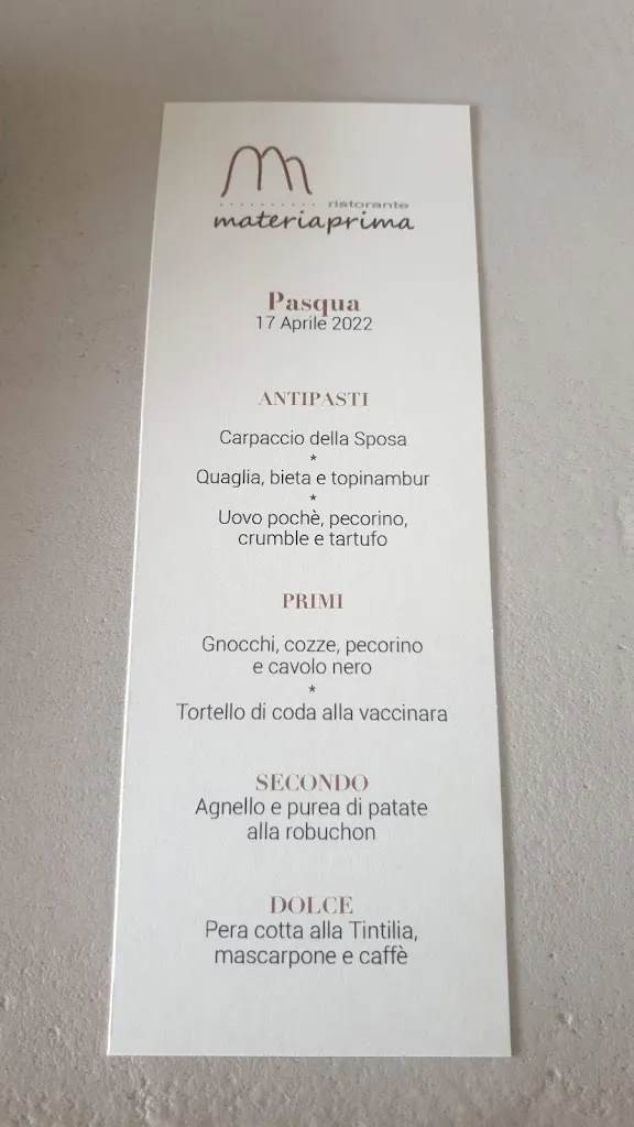 Menu_Ristorante Materia Prima_Castel di Sangro_image_1