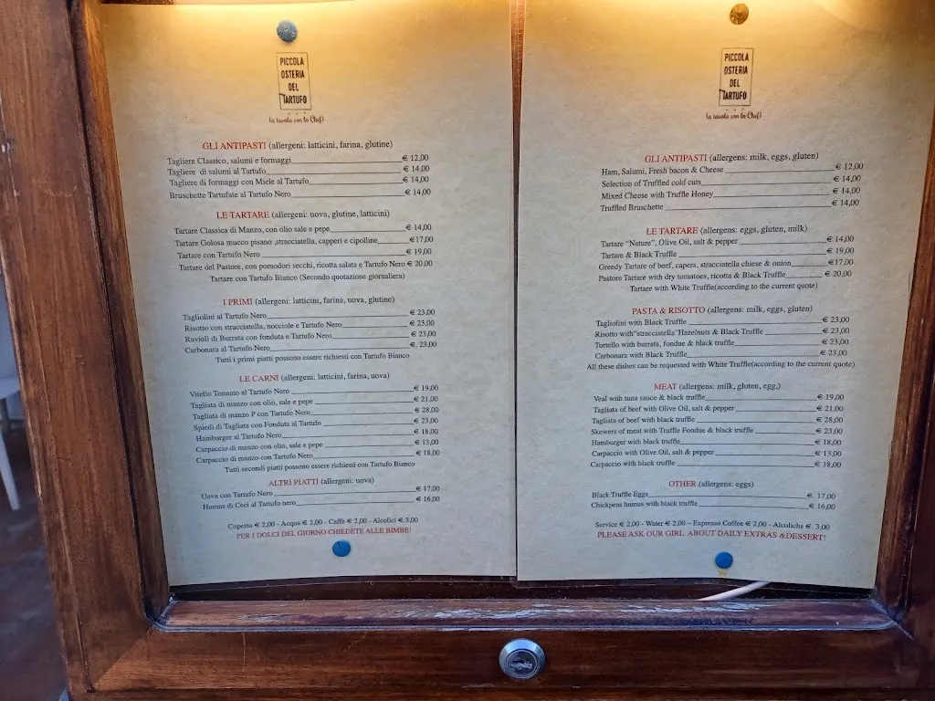 Menu_Piccola Osteria del Tartufo_San Miniato_image_3