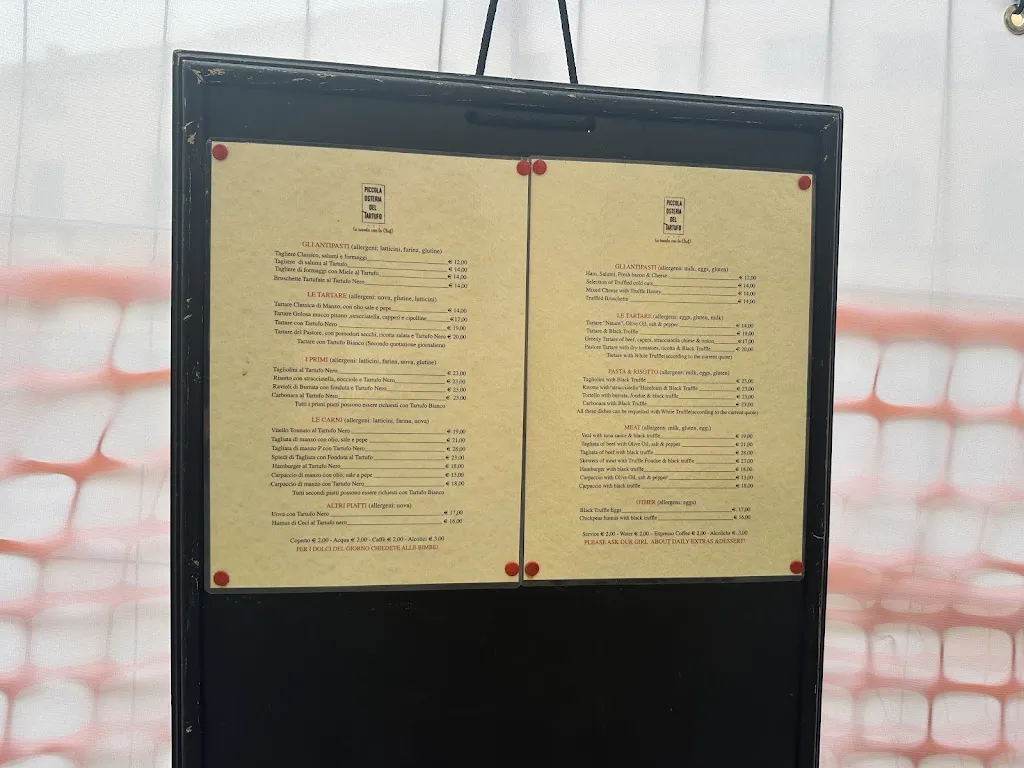 Menu_Piccola Osteria del Tartufo_San Miniato_image_4